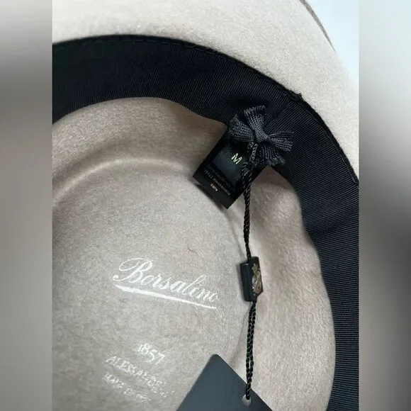 Elegant Beige Fedora Hat
